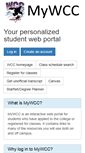 Mobile Screenshot of mywcc.whatcom.edu